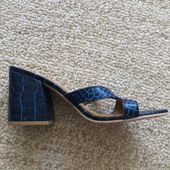 Free People Charlie Croc Block Heel - Picture 9 of 12